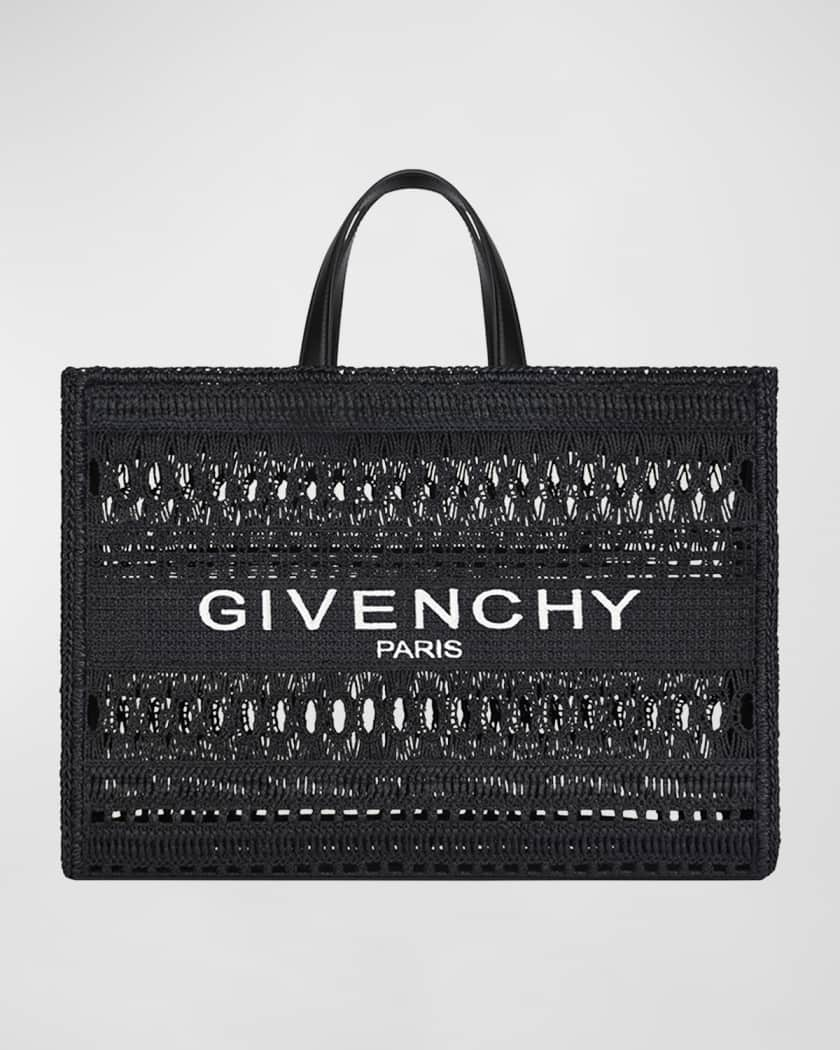 Givenchy Medium G Tote Lace Macrame Shopping Bag