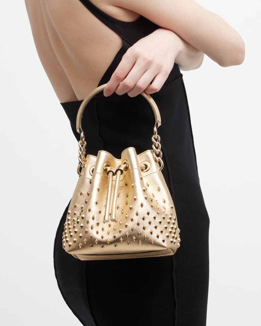 JIMMY CHOO　BARRA BUCKET BAG/MEDIUM.ONPA