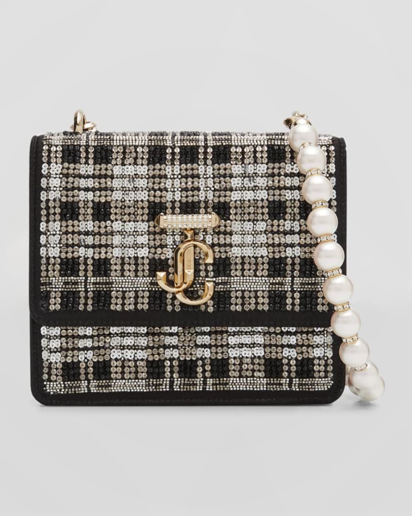 Chanel Black Quilted Lambskin, Faux Pearls, Sequins And Chain Fringe Mini  Classic Square Flap Gold Hardware, 2020 Available For Immediate Sale At  Sotheby's