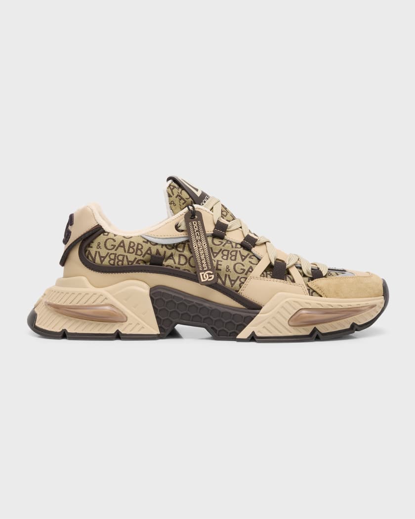 Dolce Gabbana Men s Air Master Logo Trainer Sneakers Neiman Marcus