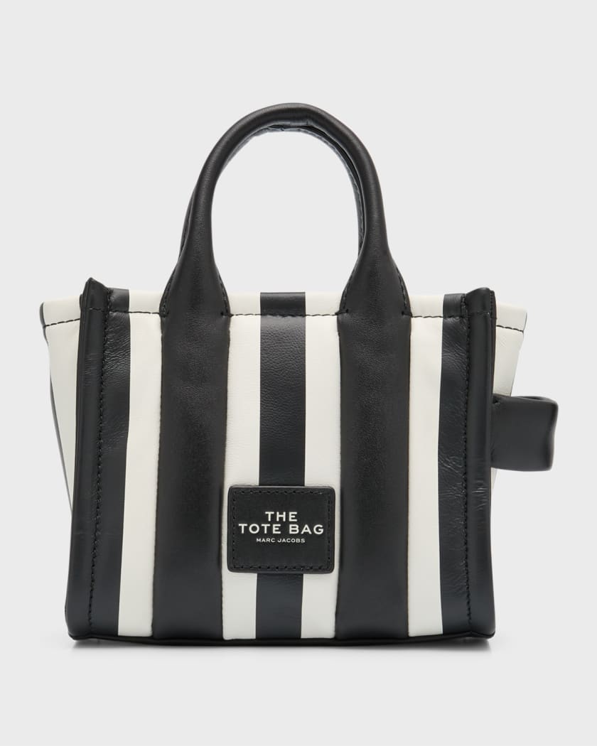 Alexia Black Logo Strap Tote Bag