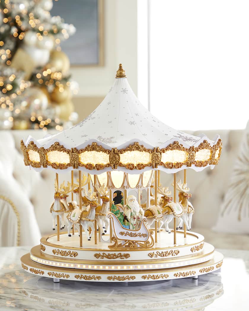Mr Christmas Crystal Christmas Carousel | Neiman Marcus