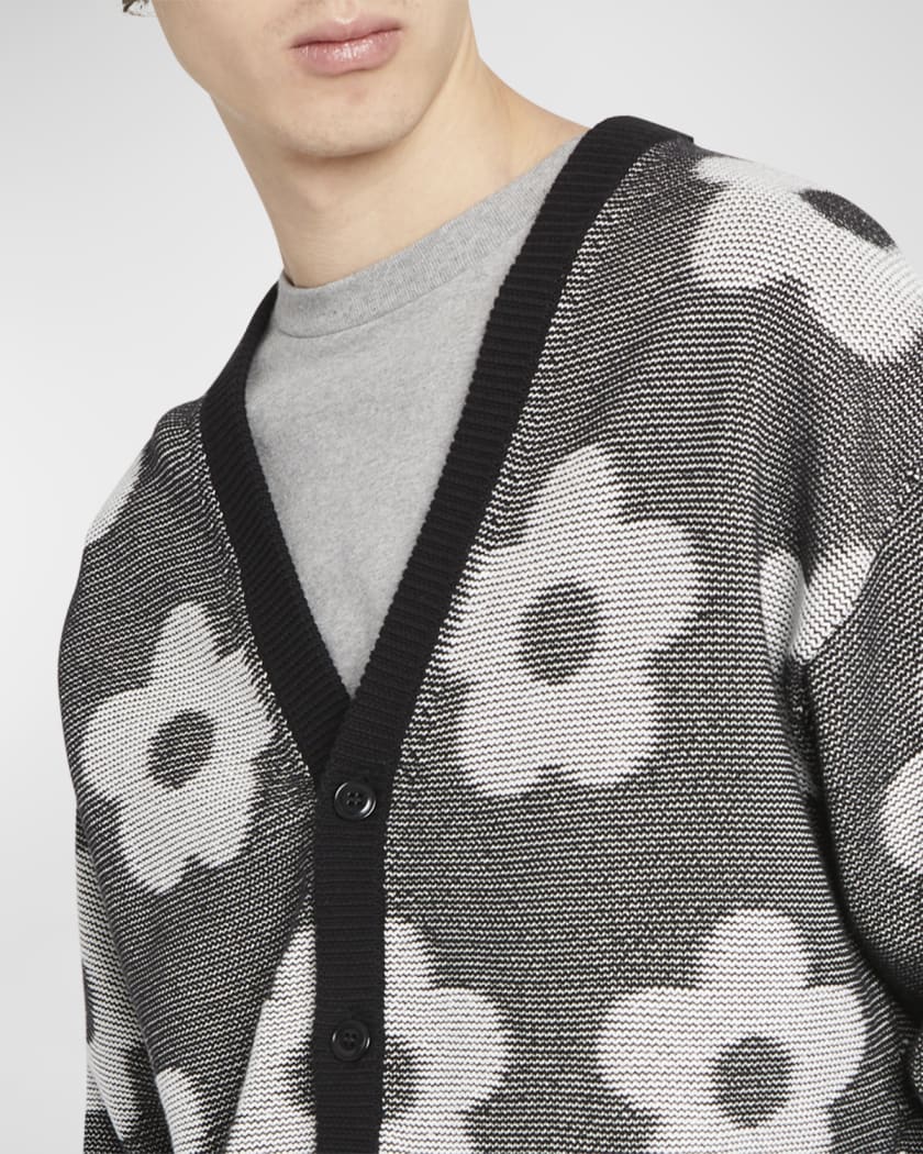 Kenzo Men's Flower Spot Cardigan | Neiman Marcus