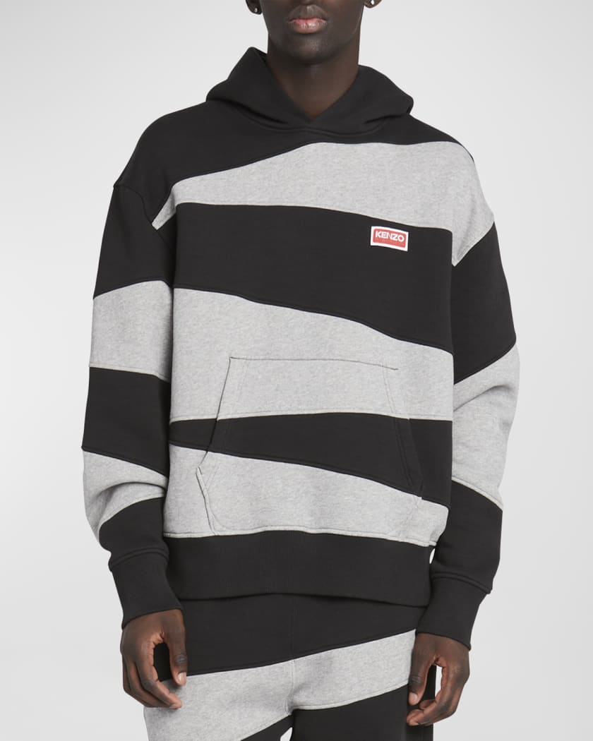 Men s Dazzle Stripe Oversized Hoodie
