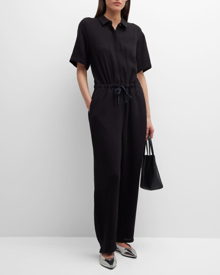 Eileen fisher hot sale gauze jumpsuit