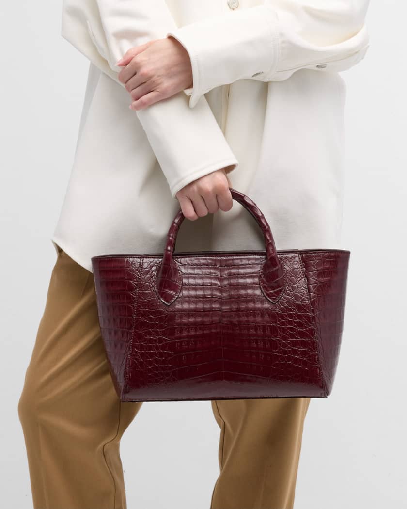 Crocodile shopper bag hot sale