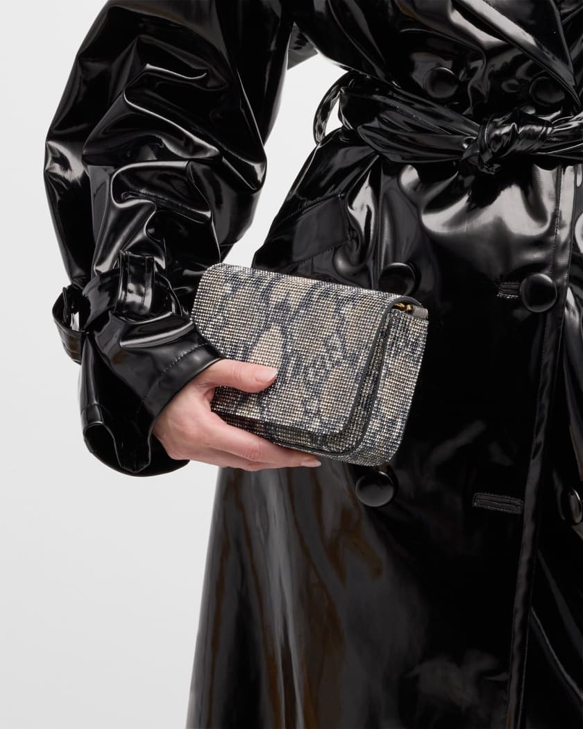 A Fendi Python Leather Hand/Shoulder bag. Attachable sho…