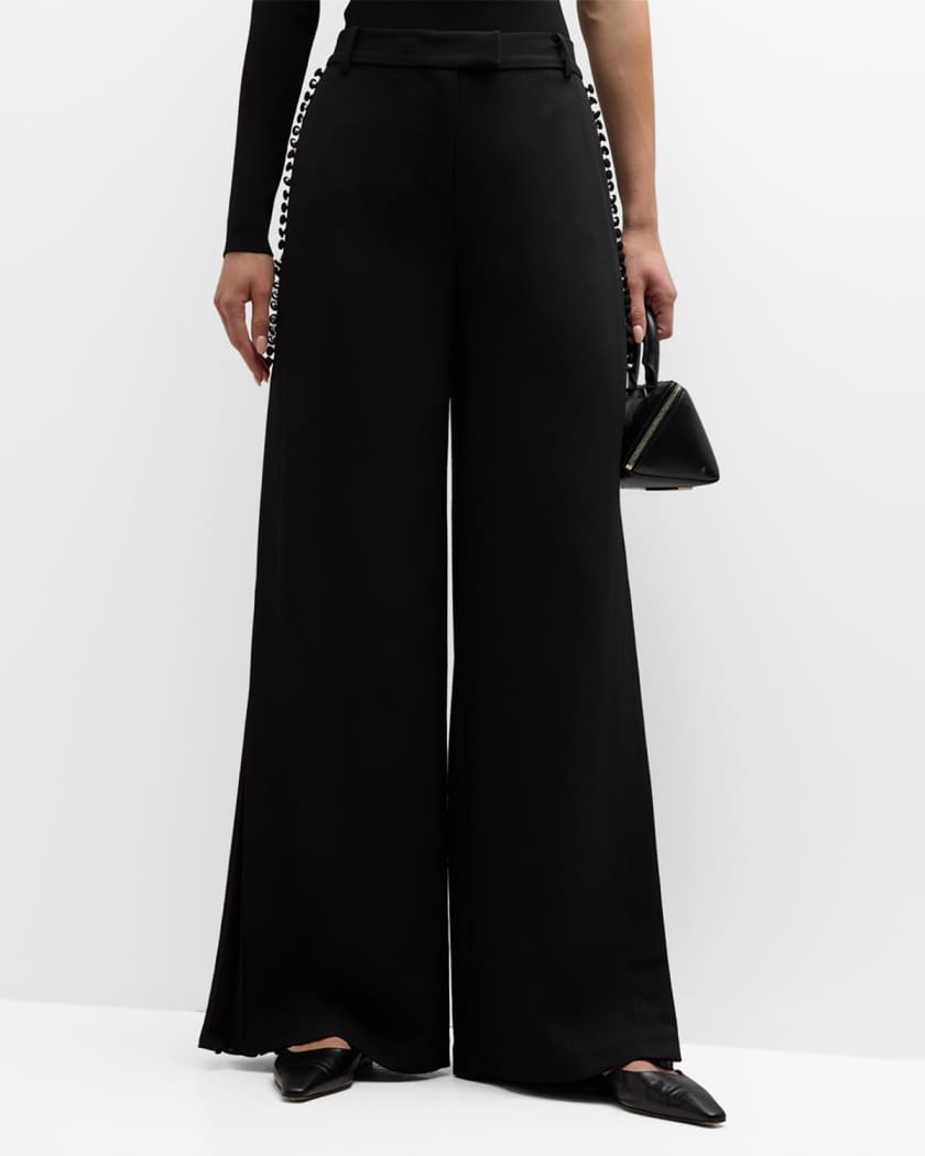 Neiman marcus wide leg pants hot sale