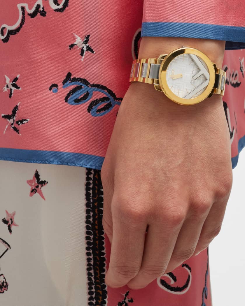 Fendi two tone watch shop