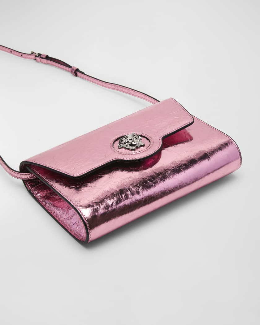 Versace - Metallic Leather 'La Medusa' Mini Bag