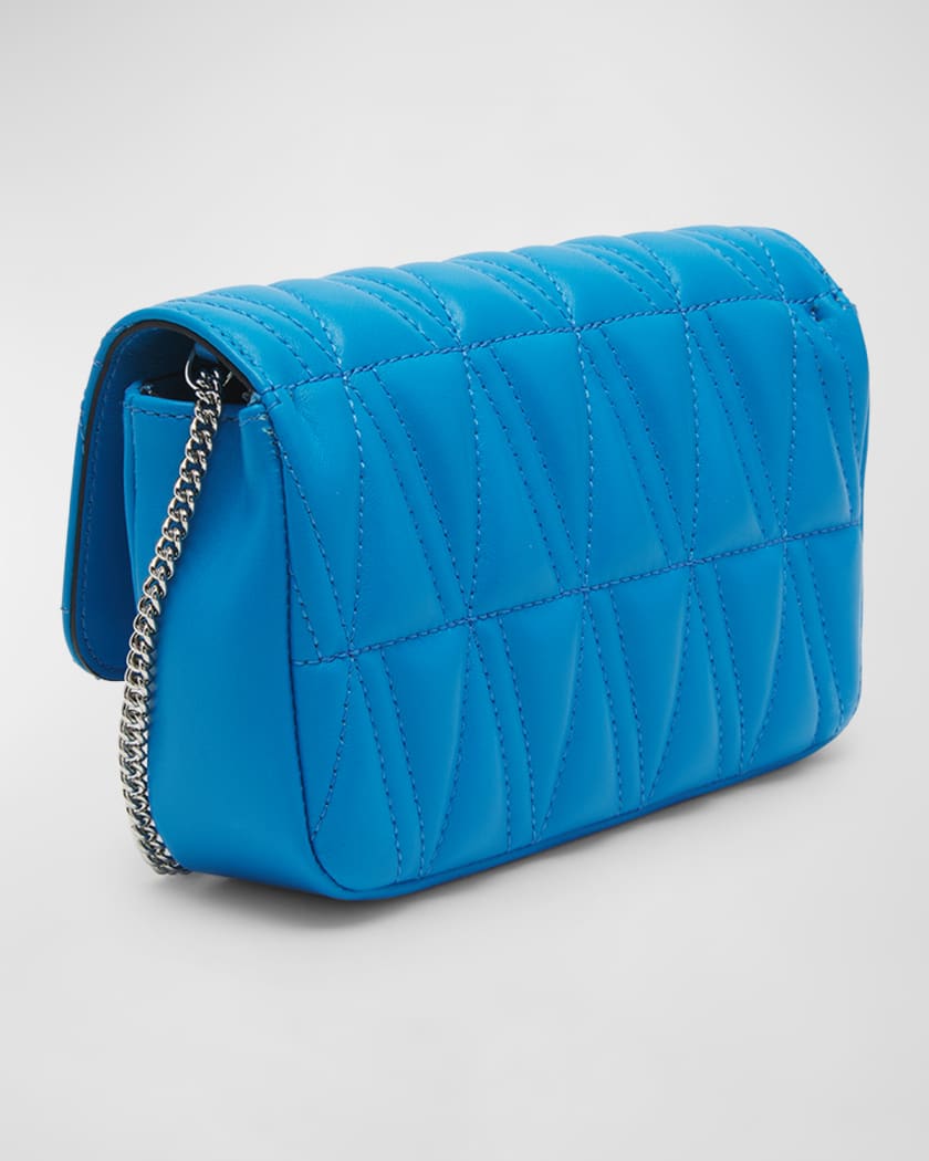 Versace Virtus Quilted Mini Bag - Blue