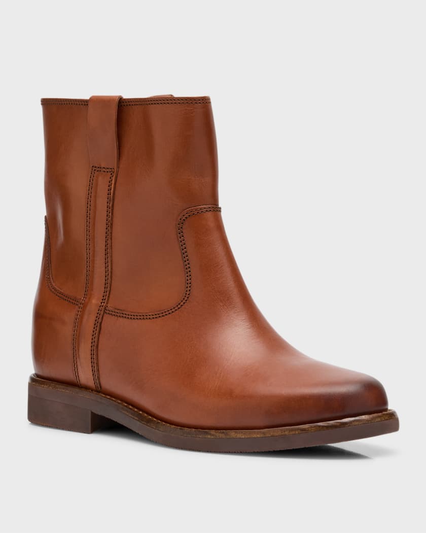 Isabel Marant Susee Leather Ankle Booties Neiman Marcus