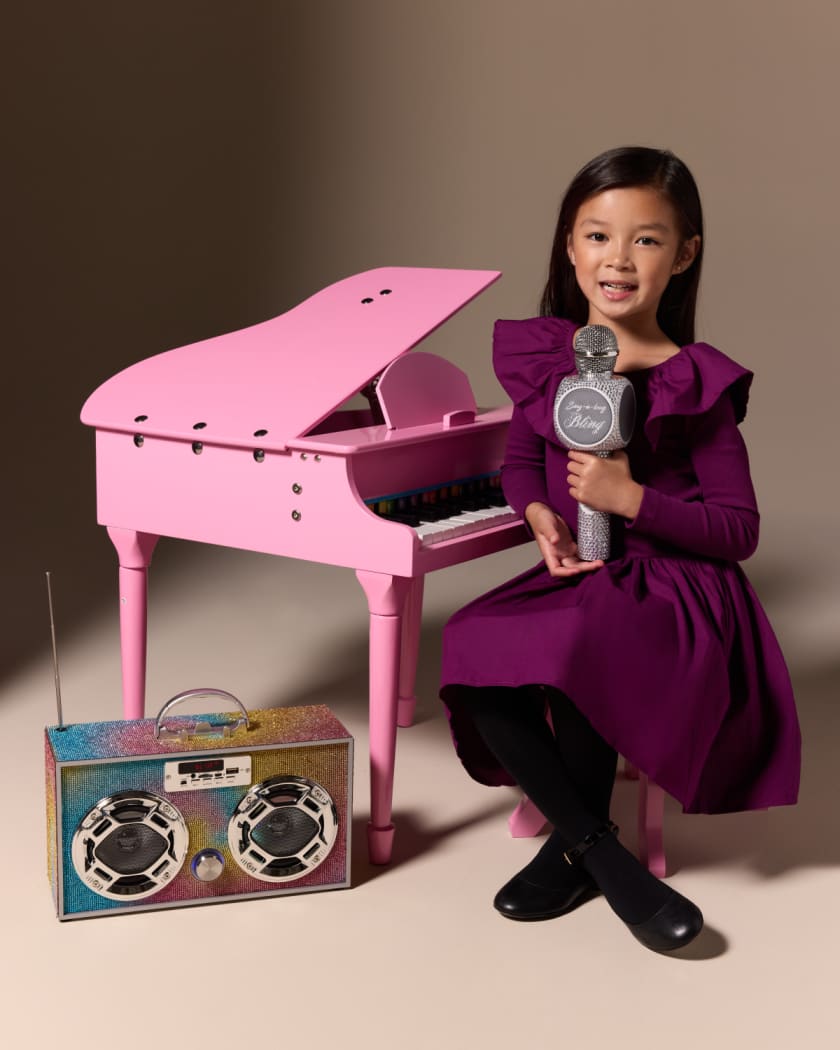 Kid's Pink Baby Grand Piano