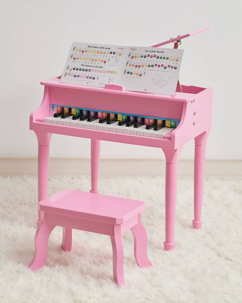 Kid's Pink Baby Grand Piano