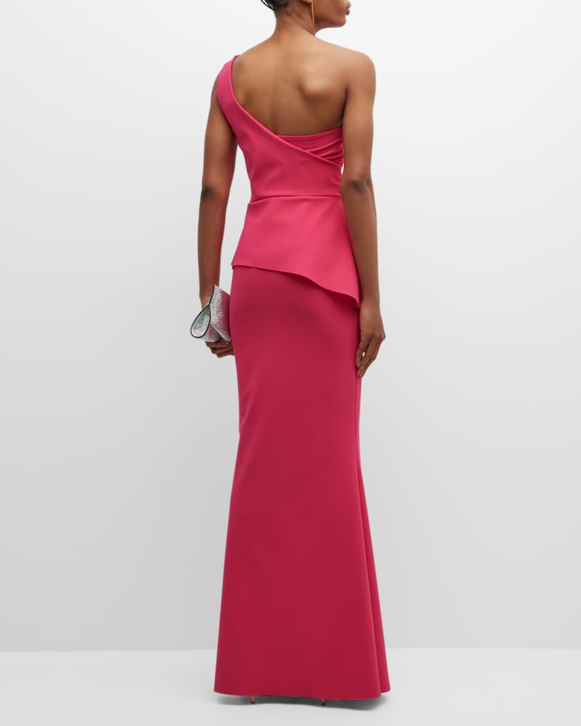 Chiara boni hotsell peplum gown