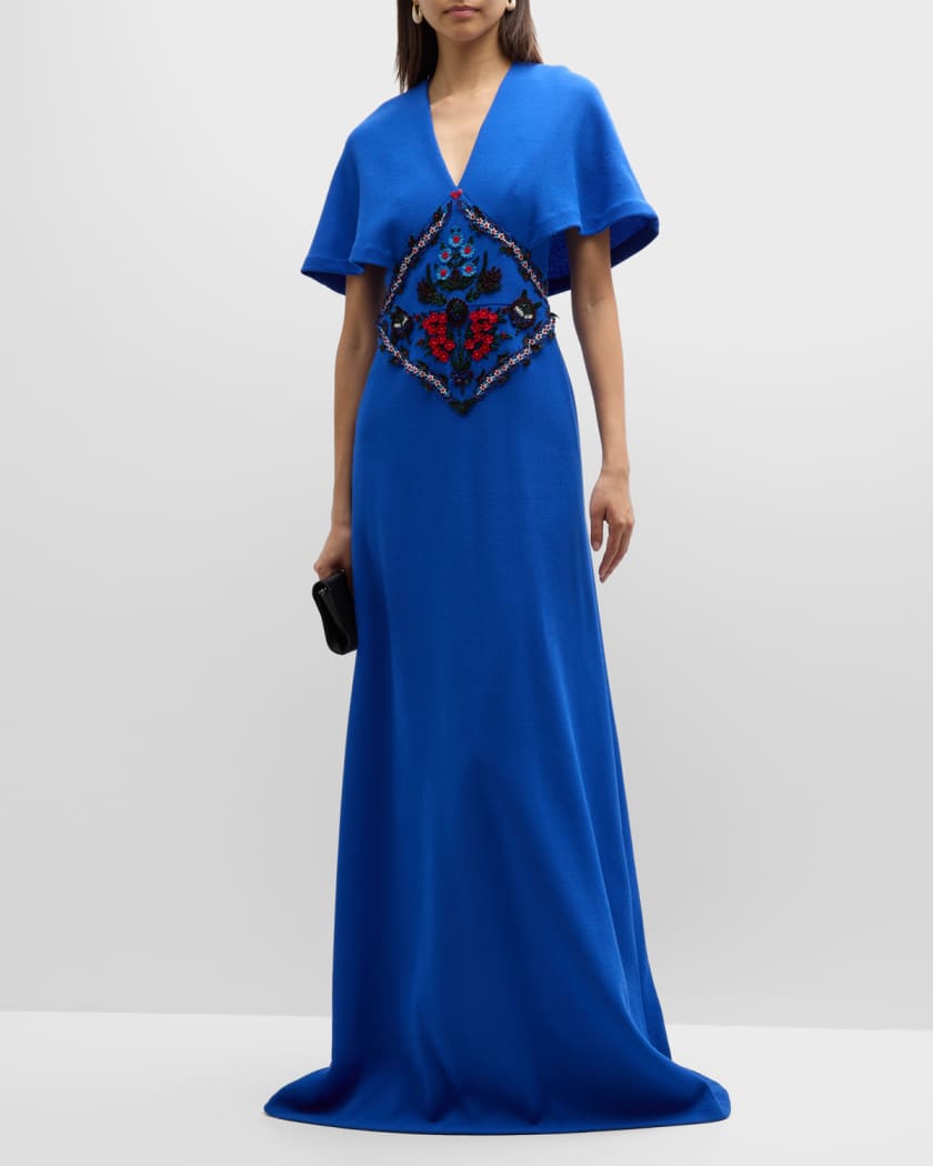 Neiman marcus royal blue dress online