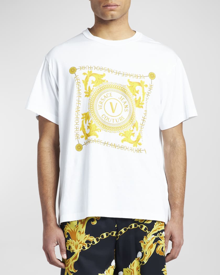 Men's V Emblem Chain T-Shirt