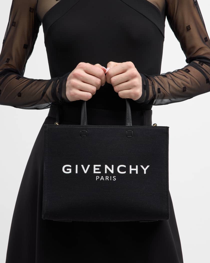 Givenchy G Tote Small Shopping Bag in Canvas Neiman Marcus