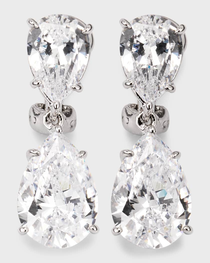 Cubic zirconia shop drop earring