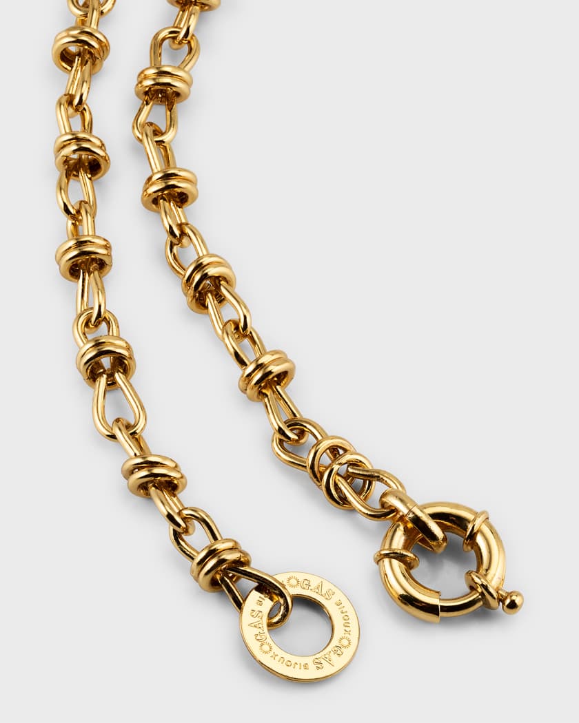 Lurrose 24 Pcs Magnet Necklaces Circle Necklace Golden Necklaces Crystal  Choker Magnetic Necklace Necklaces Gold Crystal Necklace Gold Hand Chain