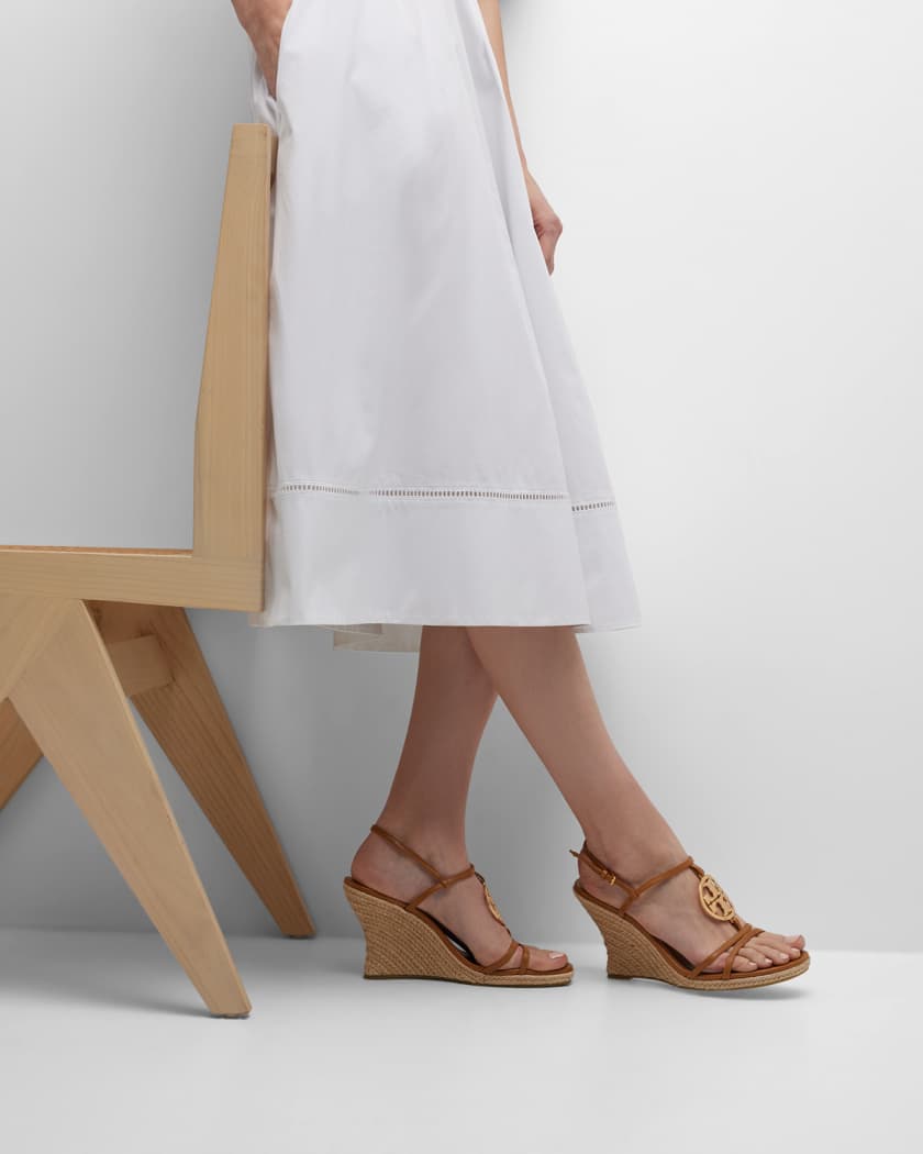 Tory burch medallion wedge online