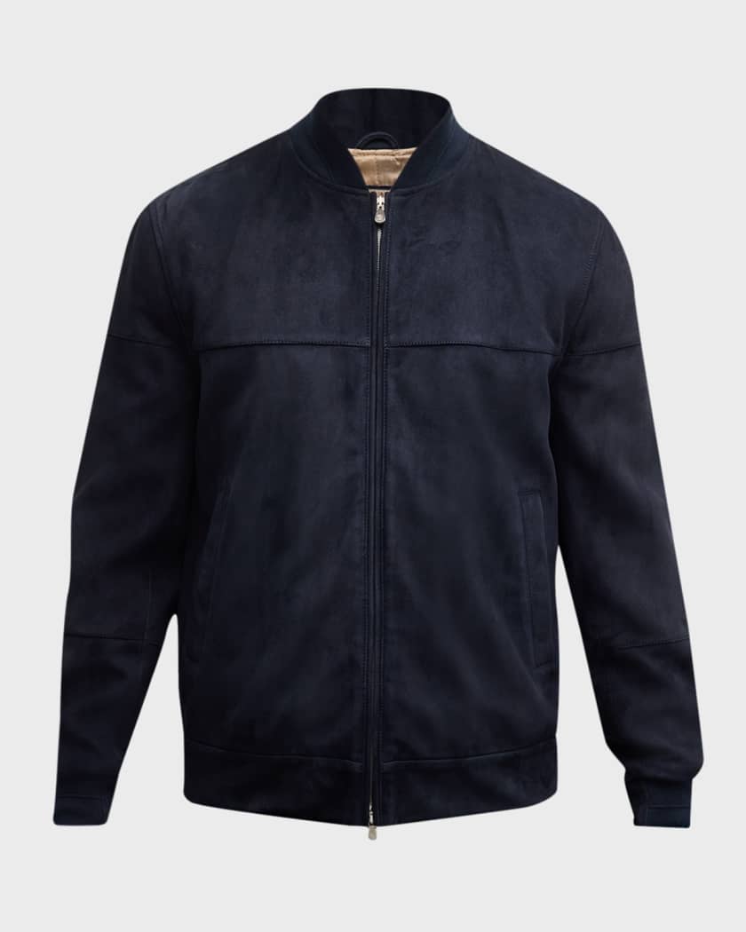 BRUNELLO CUCINELLI Cotton-Jersey Bomber Jacket for Men