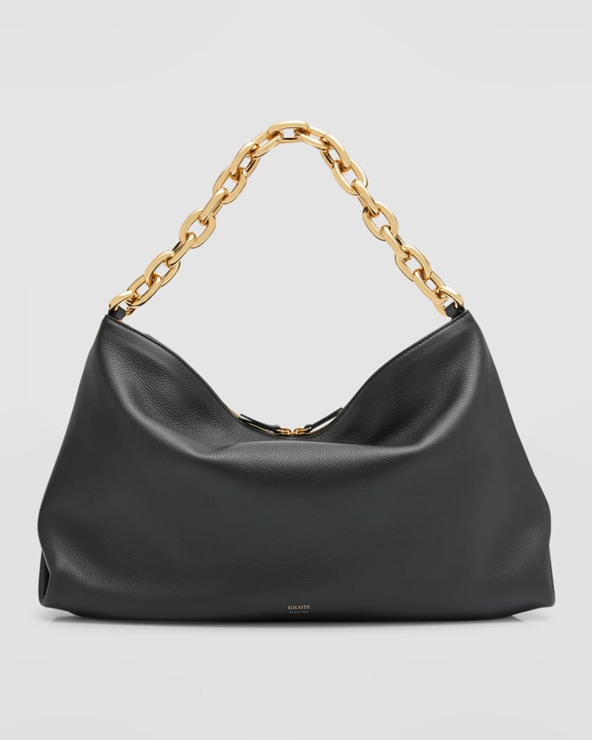 Neiman Marcus Leather Shoulder Bag - Black Shoulder Bags, Handbags