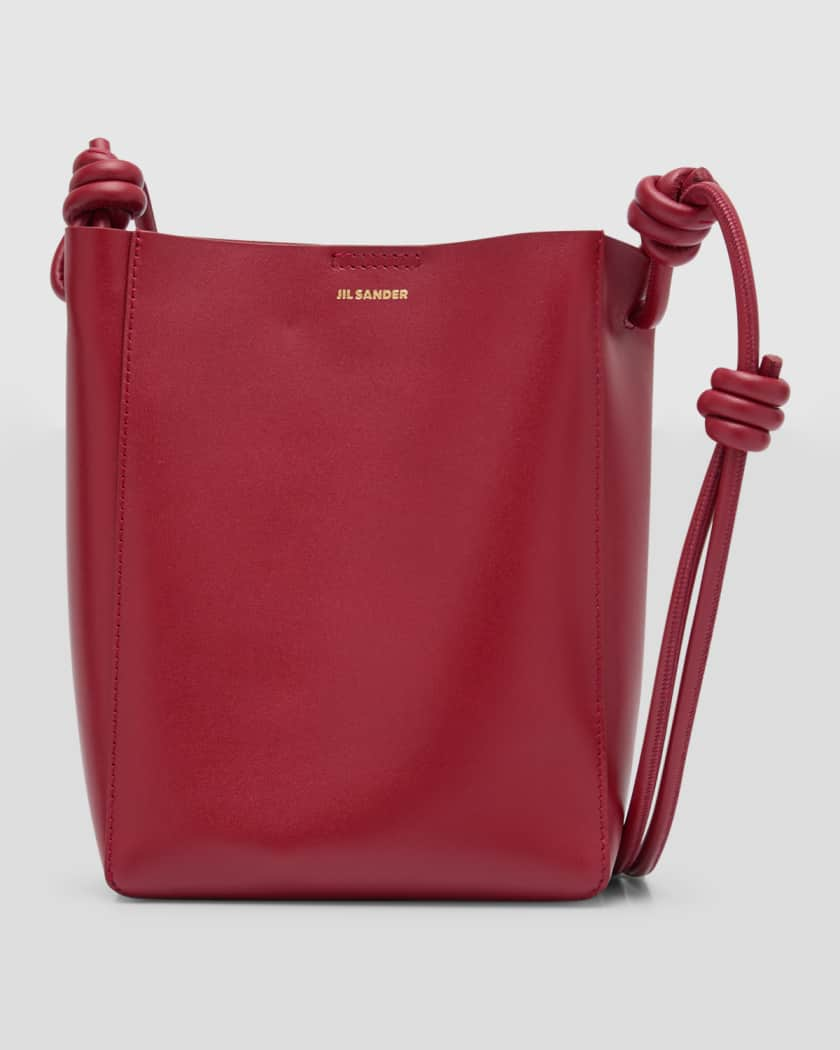 Jil Sander Giro Knot Leather Crossbody Bag | Neiman Marcus