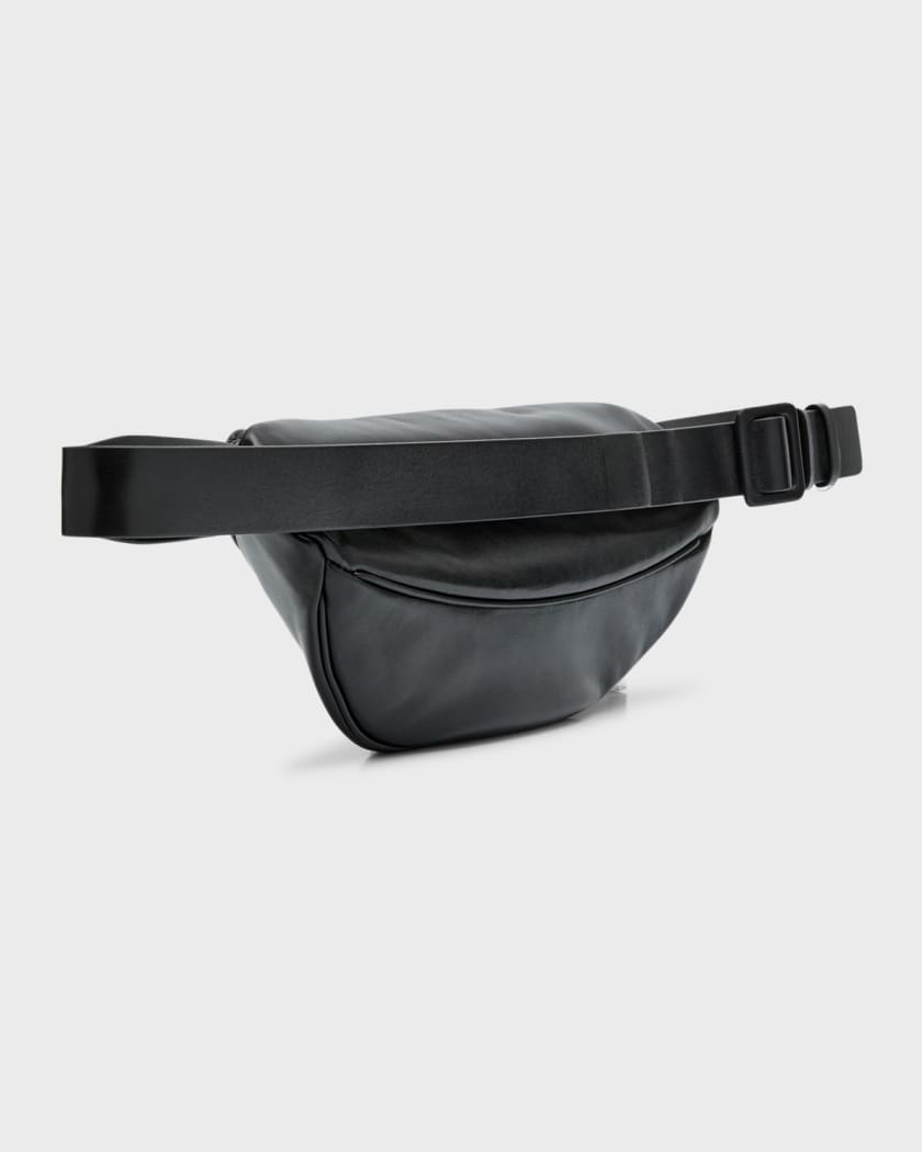 Jil Sander Moon Small Zip Leather Belt Bag | Neiman Marcus