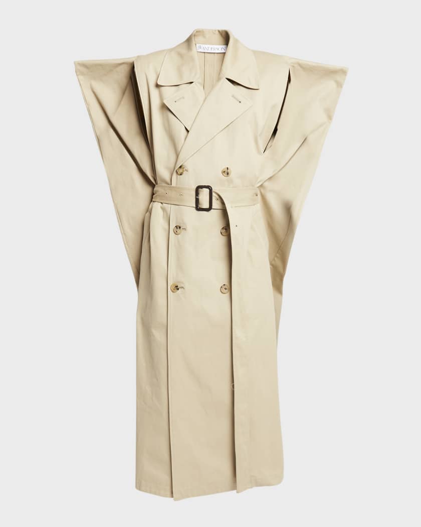 JW Anderson Sleeveless Belted Long Kite Trench Coat | Neiman Marcus