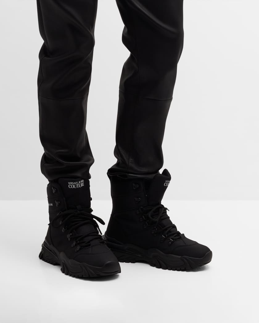Versace jeans high top trainers shop