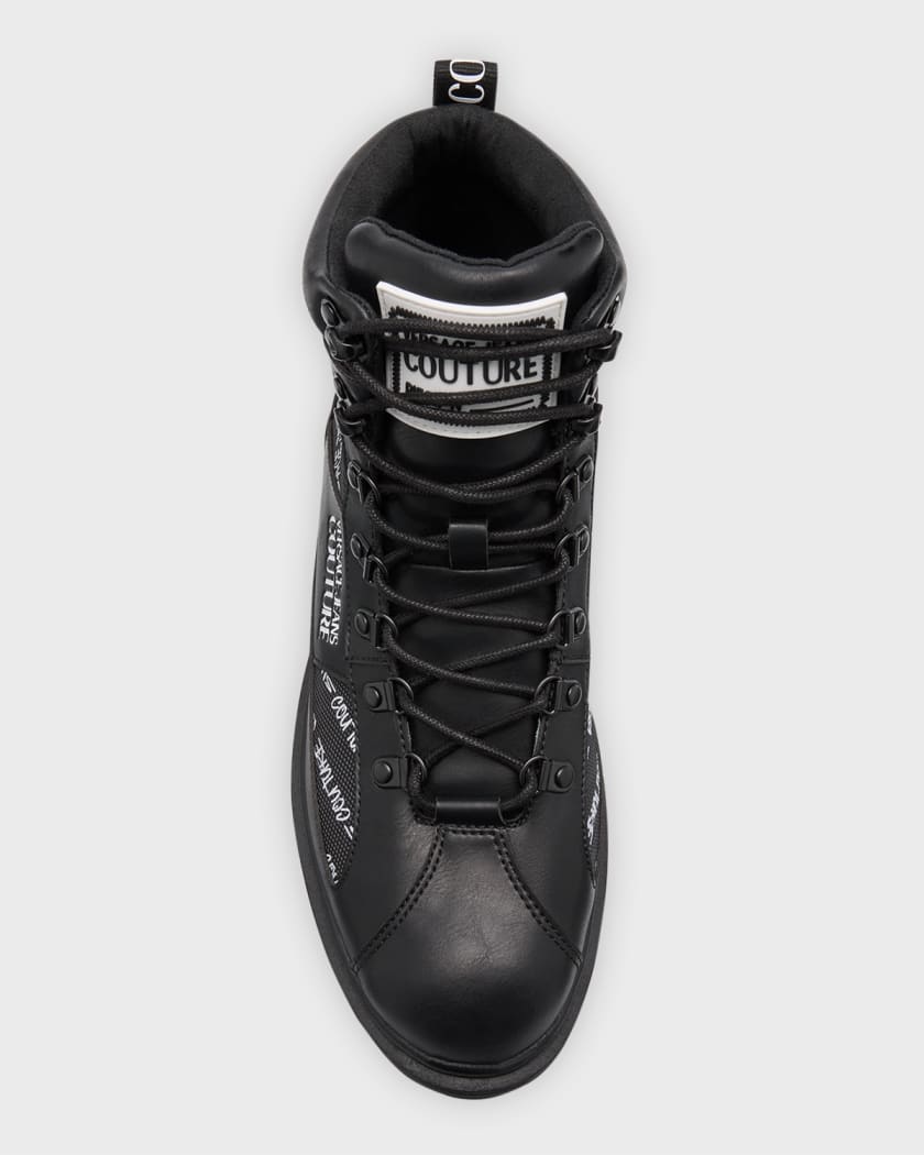 Versace red jeans boots discount