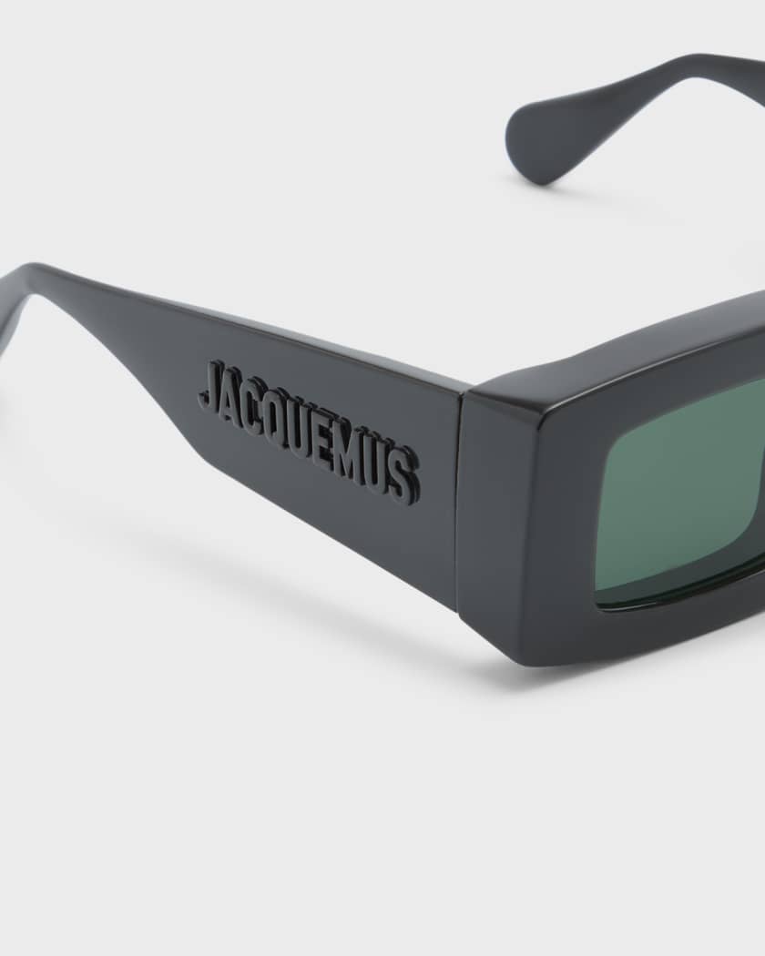 Les Lunettes Tupi Nylon Rectangle Sunglasses 