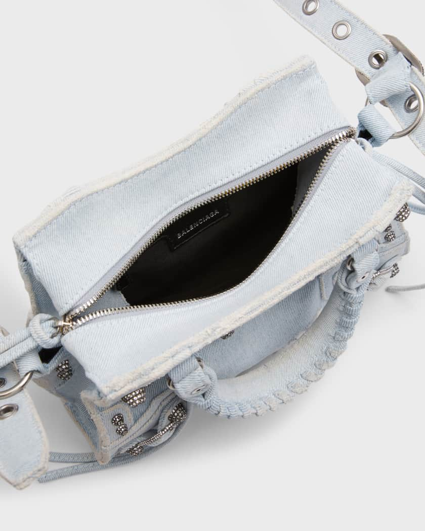 Balenciaga Neo Cagole XS Denim Satchel