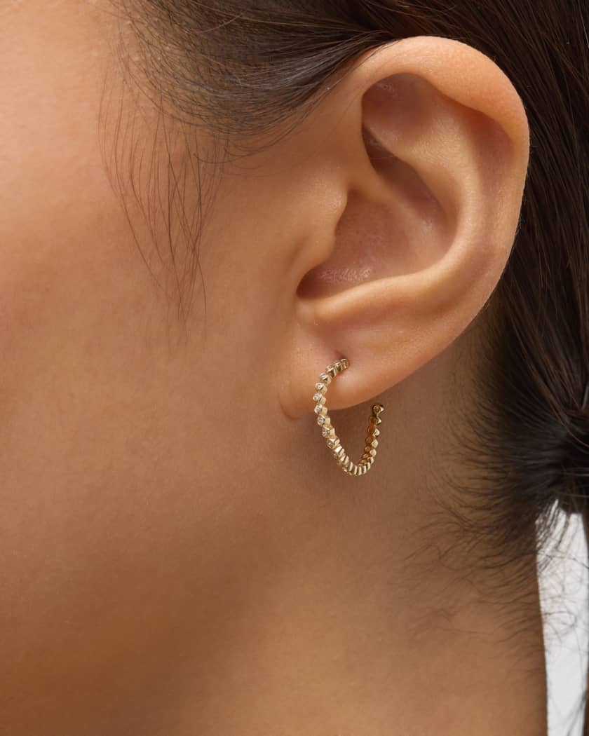 Stone and strand on sale hoops