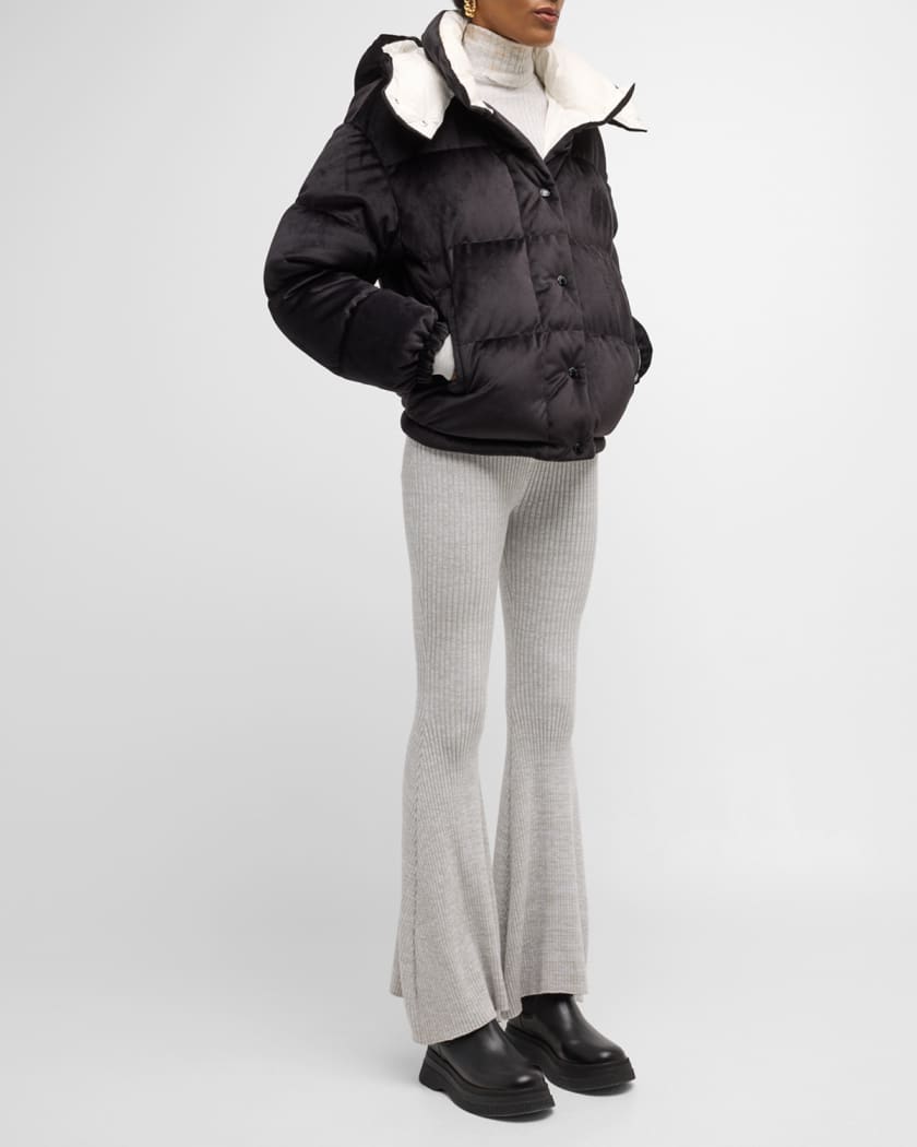 Daos Velvet Puffer Jacket