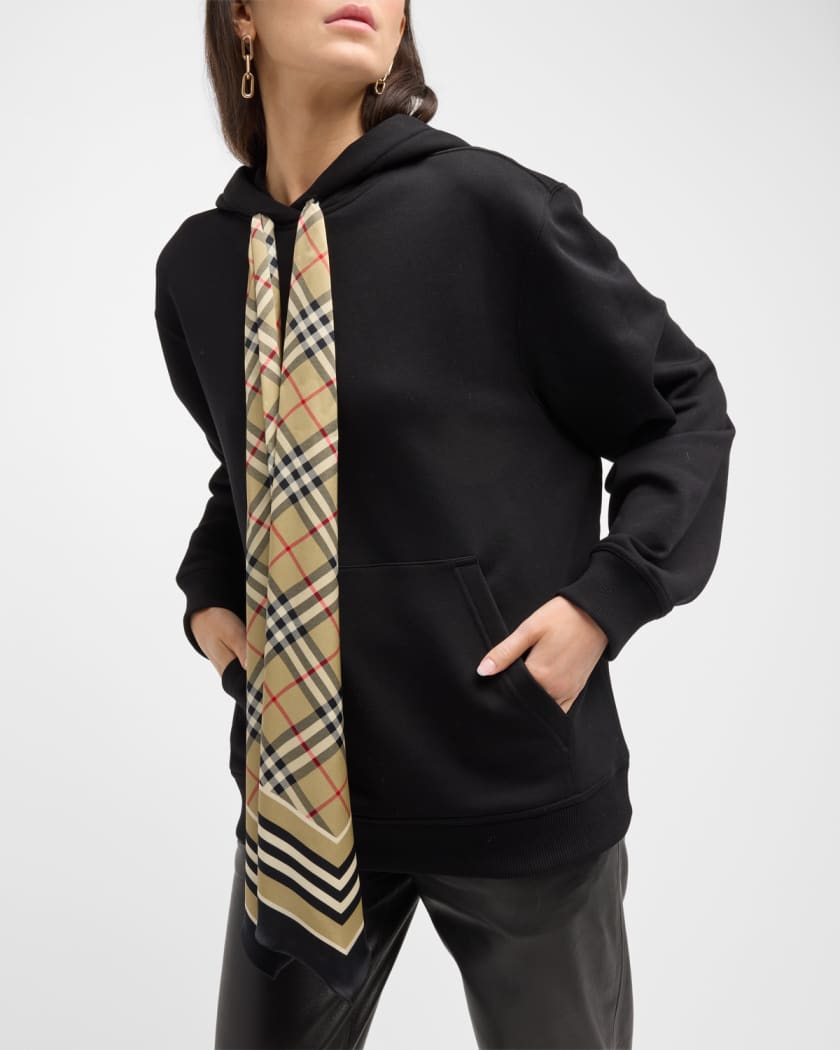 Burberry zip shop up sweatshirt