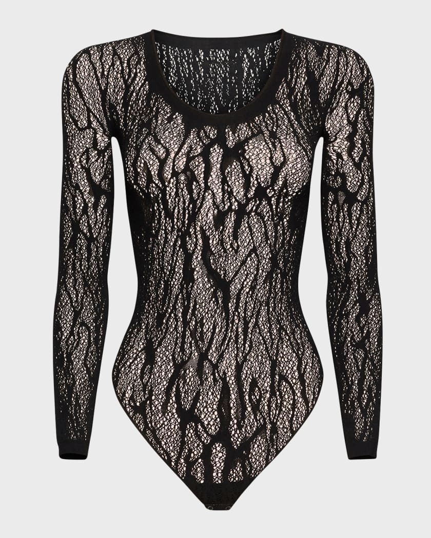 Long sleeve snakeskin bodysuit new arrivals