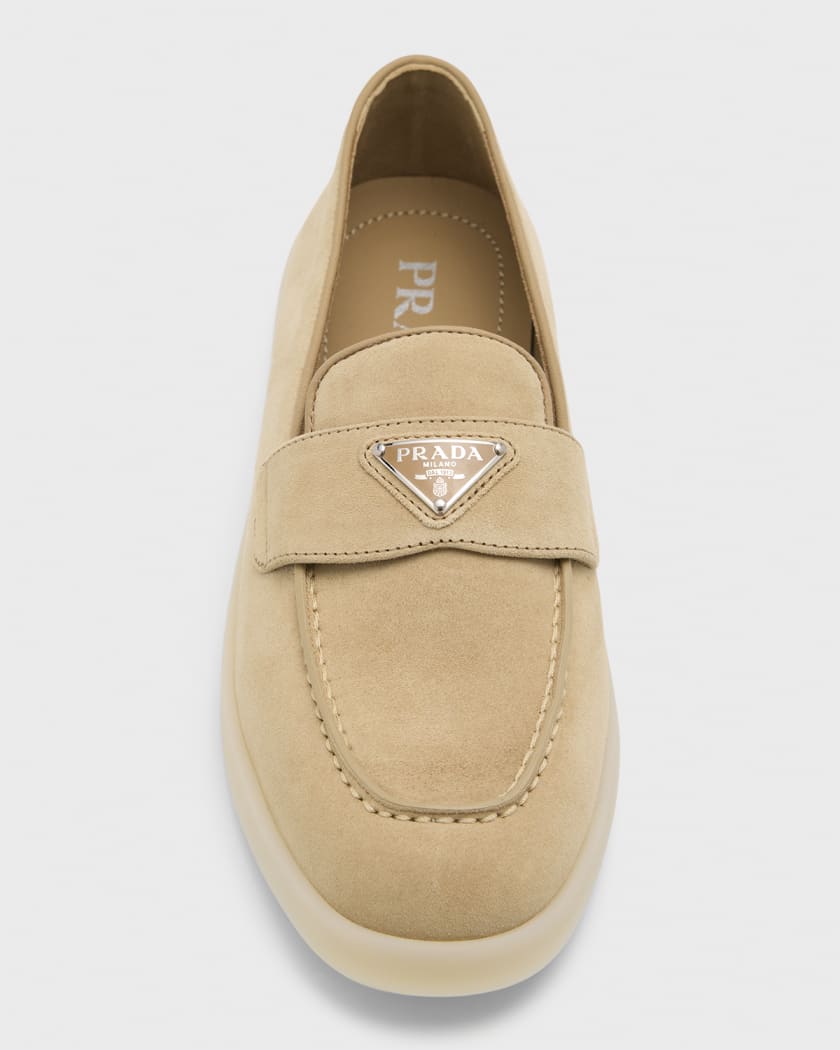 Prada mens store boat shoes