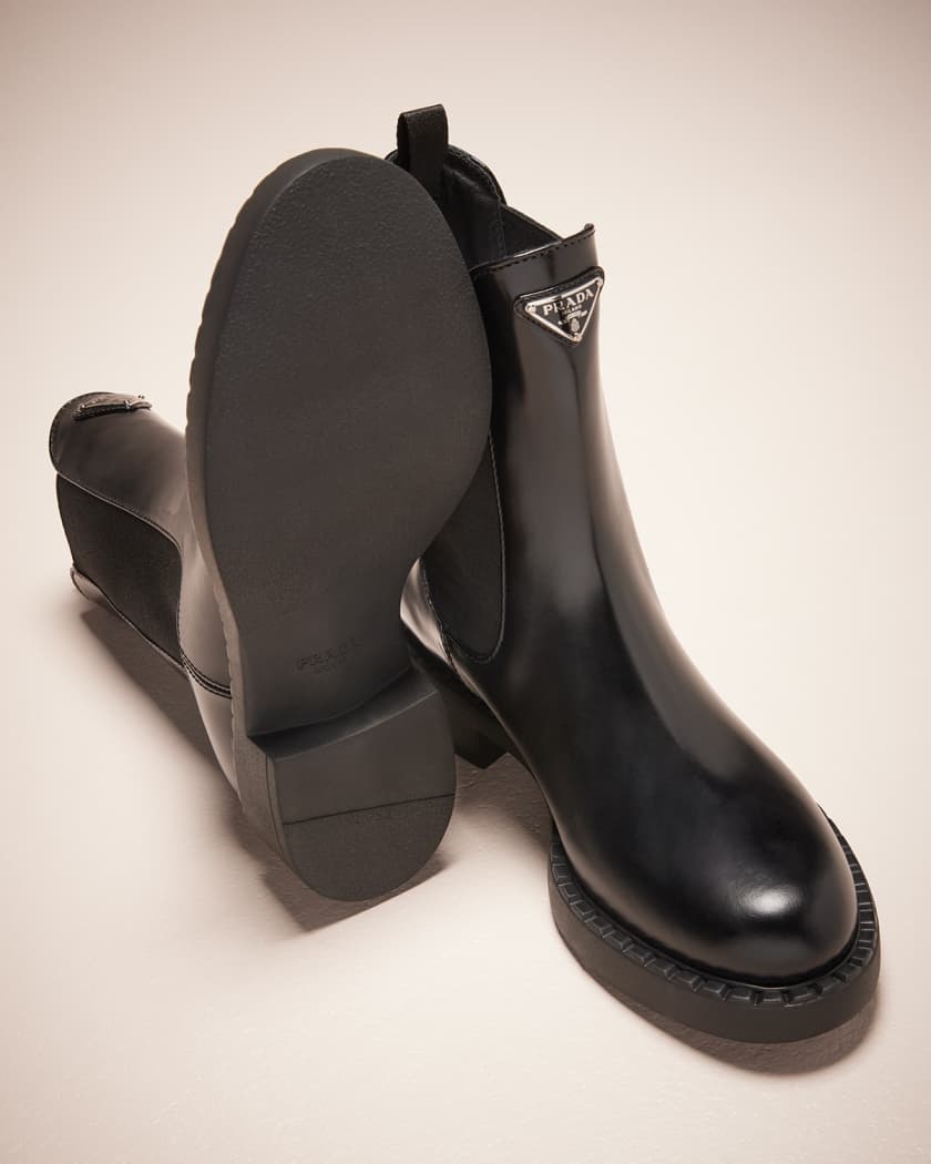 Prada chelsea boots women clearance