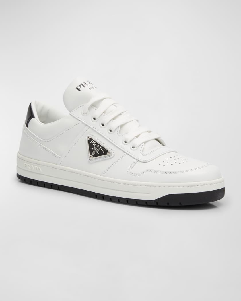 Prada black and white shoes store