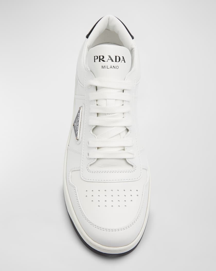 Prada Downtown two-tone sneakers - White