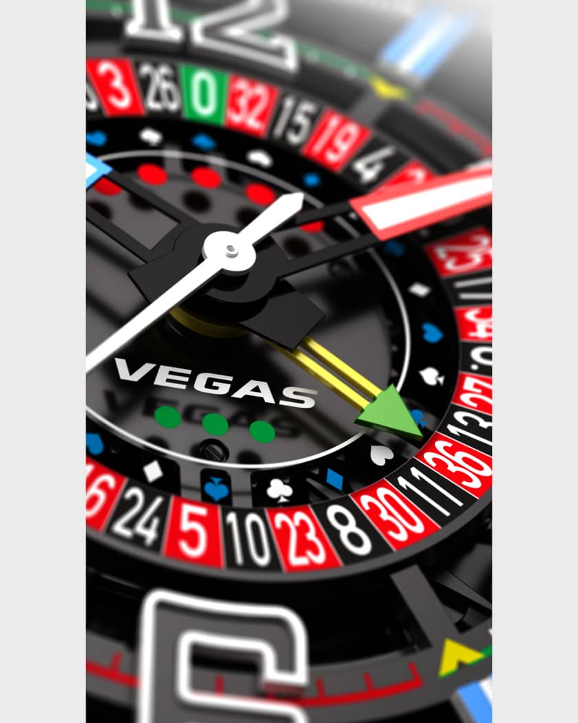 Franck Muller 45mm Vanguard Carbon Racing Vegas Watch Neiman Marcus