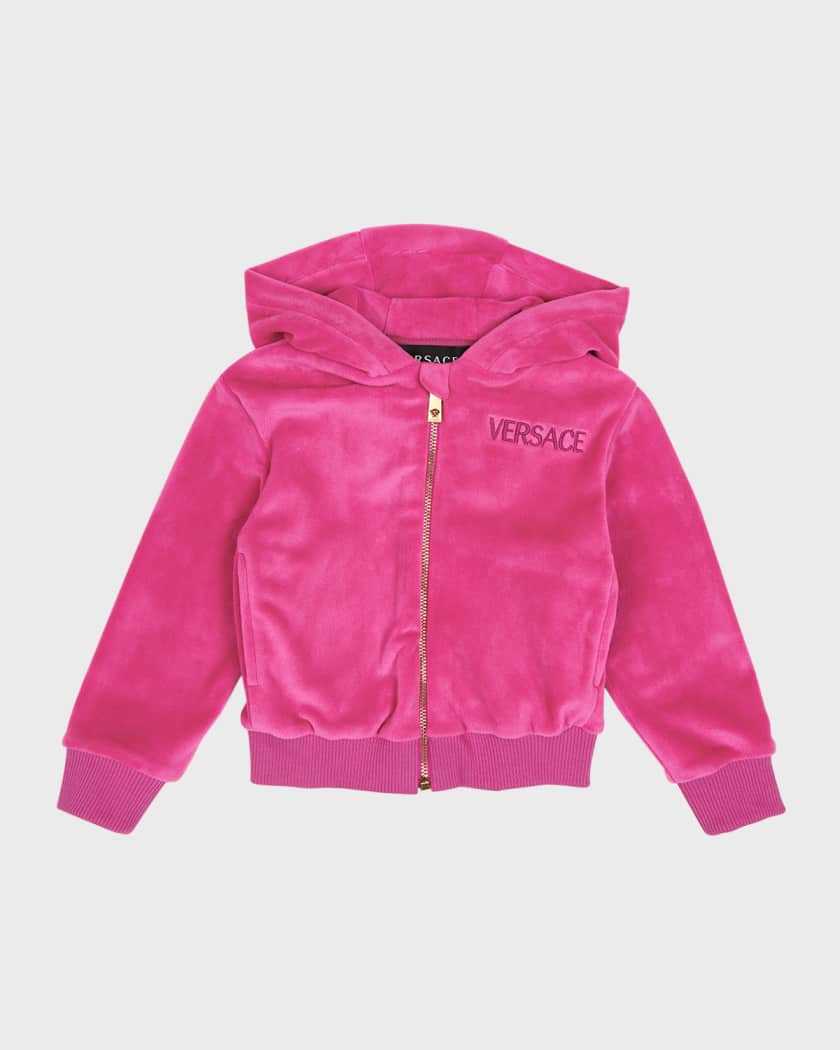 Versace velour hoodie sales