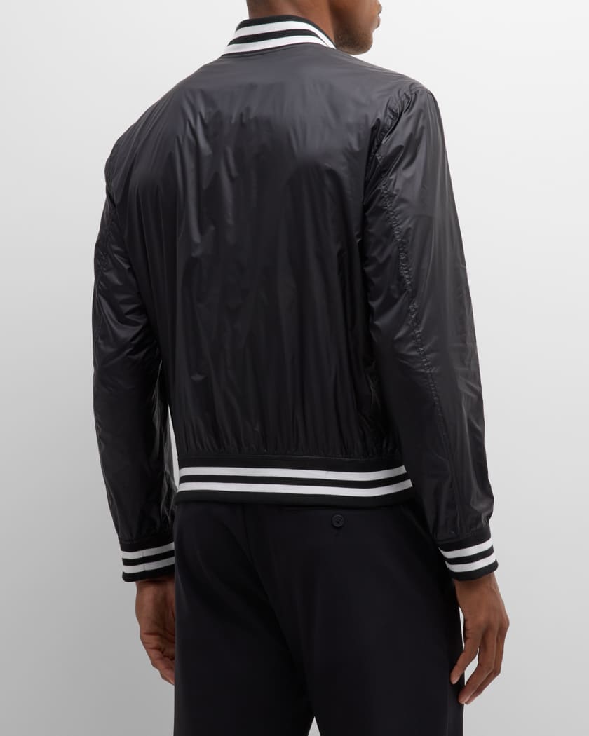Theory 22SS Compact Crepe Zip Up Bomber-