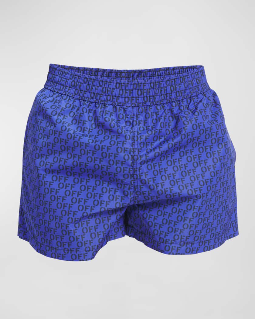Off white mens swim trunks deals