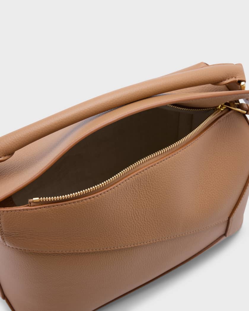 Loewe - Puzzle Small Leather Shoulder Bag - Tan for Women