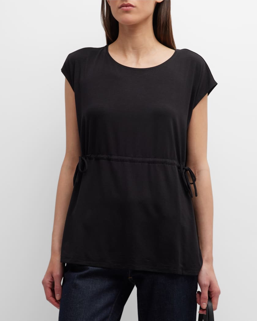 Eileen fisher black tops sales