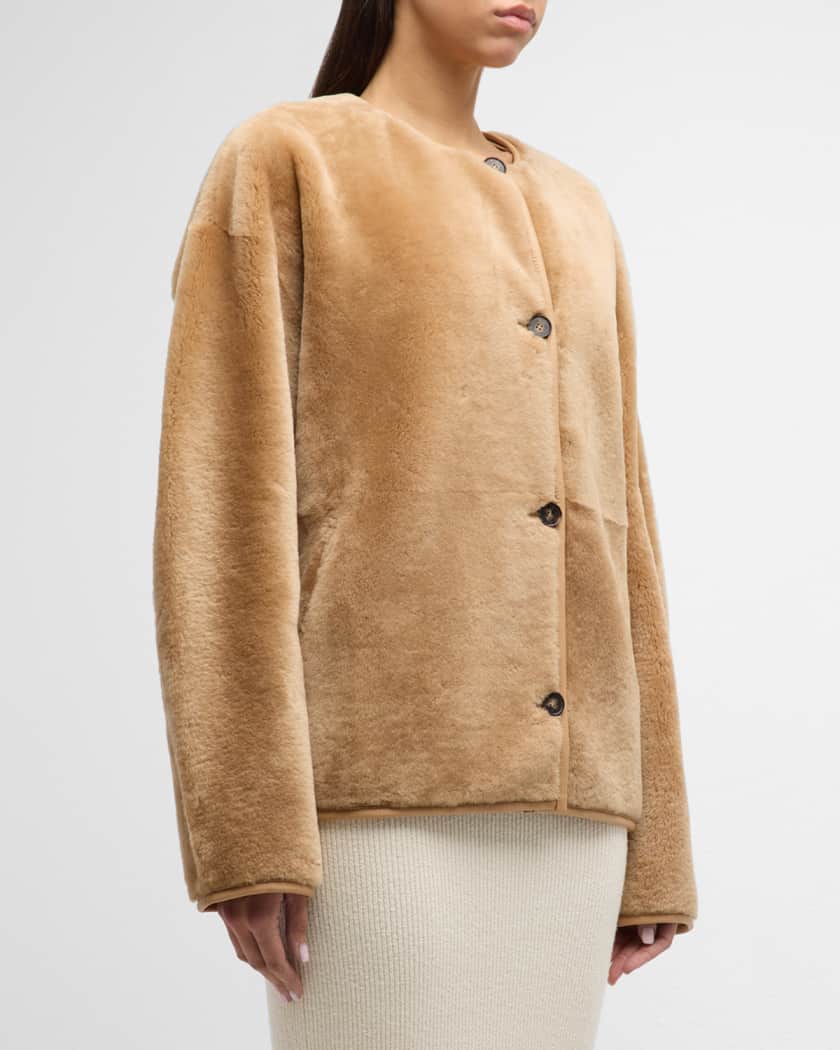 UTZON Jod Lamb Shearling Jacket Neiman Marcus