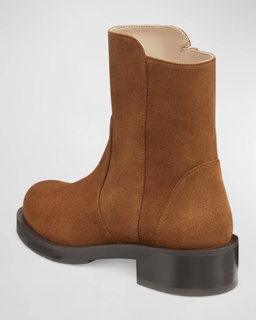 Stuart weitzman benita suede ankle boots deals
